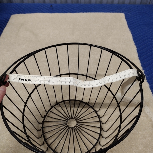 Black Wire Storage Basket - Picture 3 of 5